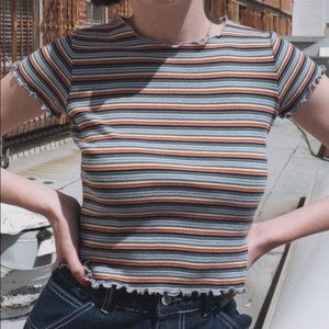 BRANDY MELVILLE💗rainbow wynn top